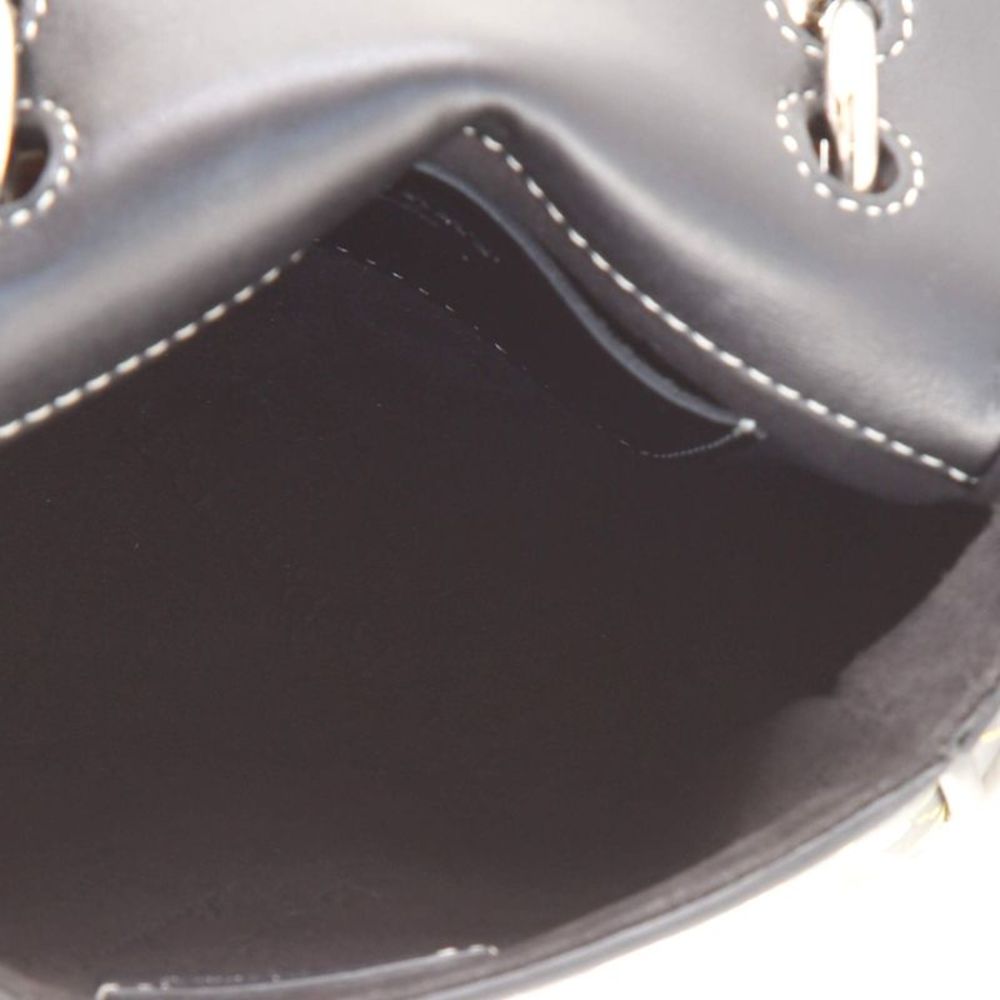 Burberry DK88 Top Handle Bag Printed Leather Mini Black, Multicolor - Picture 6 of 7